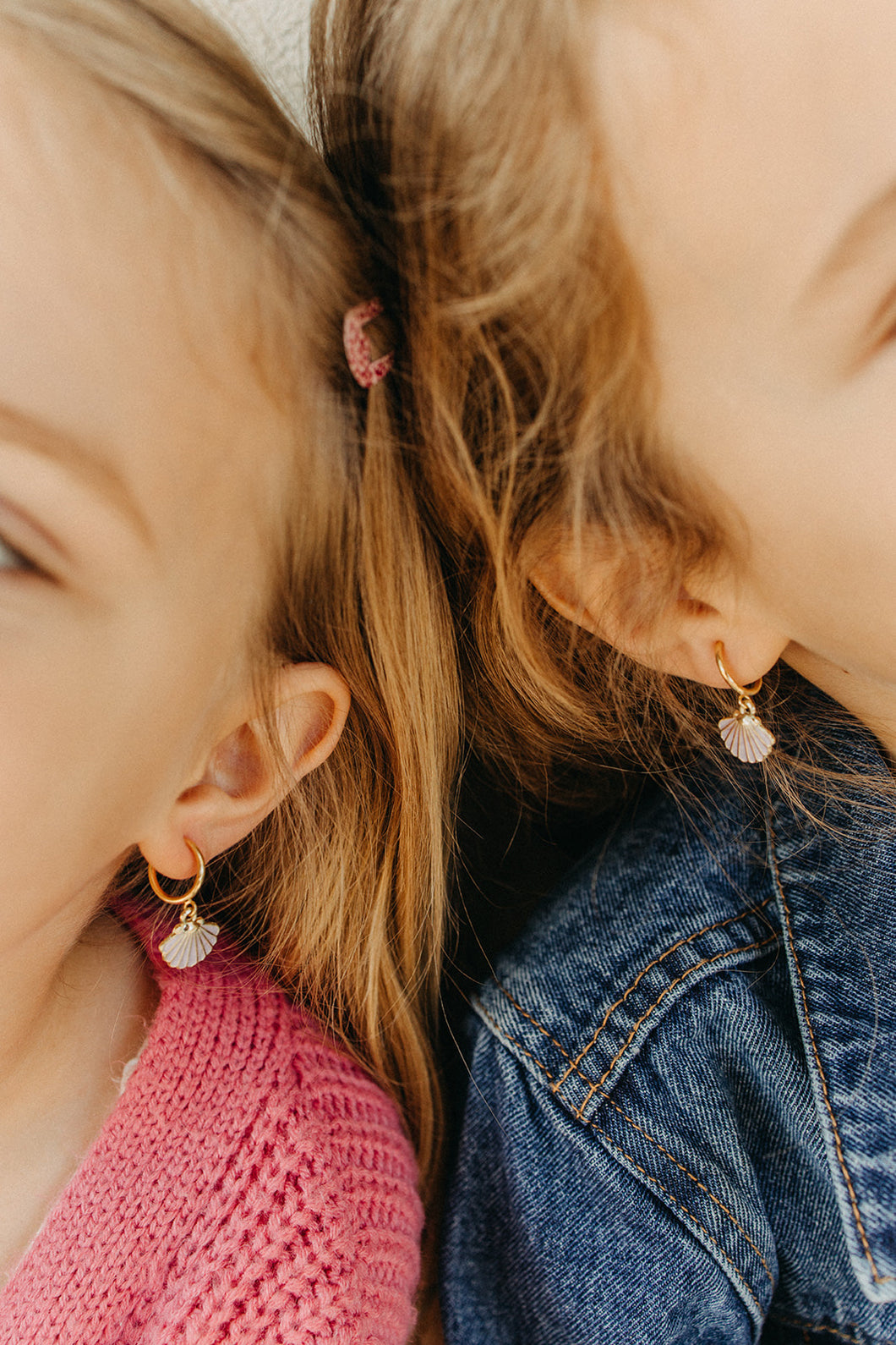 Shell Clip On Earrings