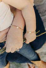 Load image into Gallery viewer, Dainty Matching Pearl Bracelet Set
