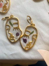 Load image into Gallery viewer, Floral Face Earrings
