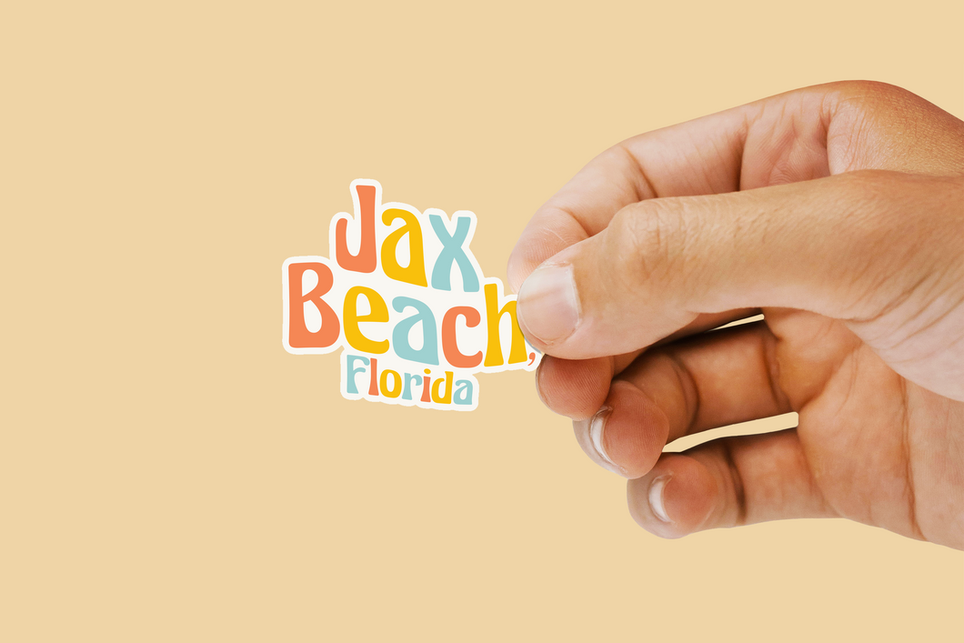 Jax Beach Sticker