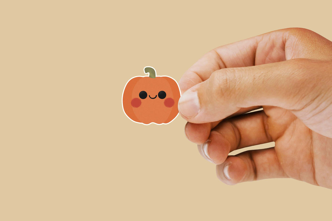 Smiley Pumpkin Sticker